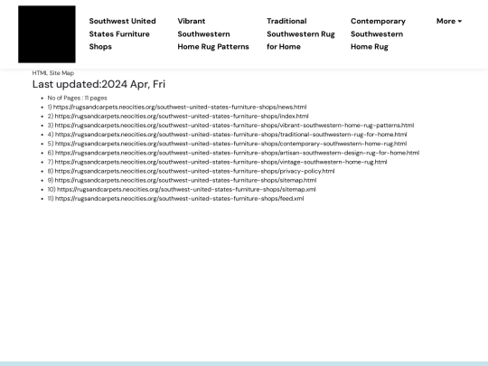 southwest-united-states-furniture-shops/sitemap screenshot