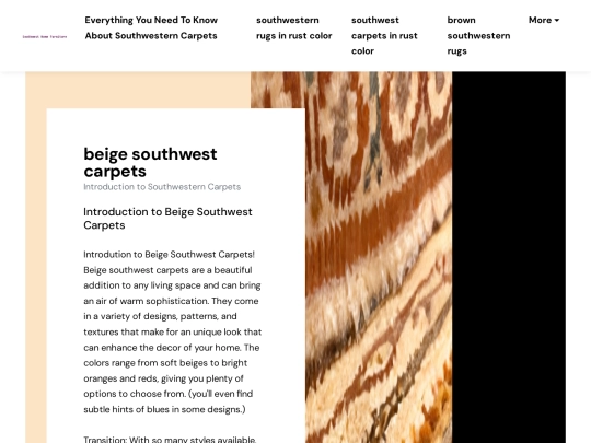 southwestern-interior-design-carpets/beige-southwest-carpets screenshot