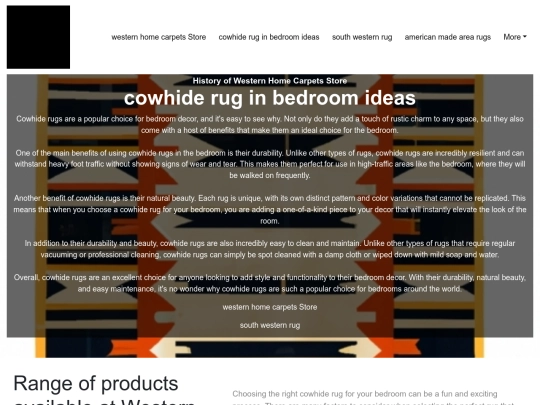 western-home-carpets-store/cowhide-rug-in-bedroom-ideas screenshot