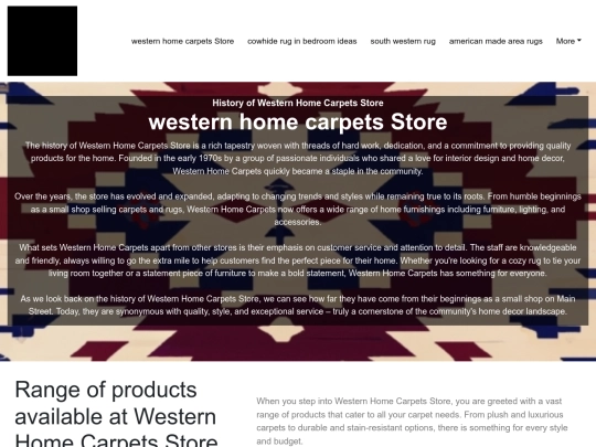 western-home-carpets-store screenshot