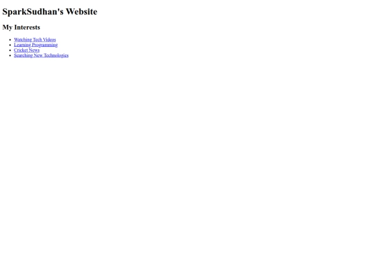 index screenshot