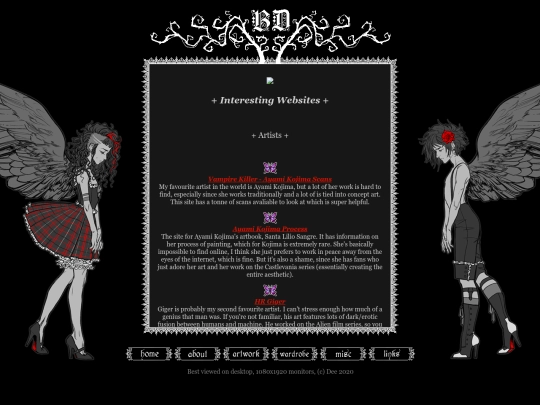 sites screenshot