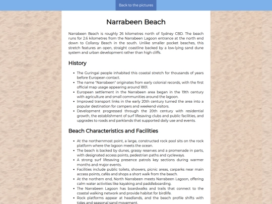 files/info narrabeen screenshot