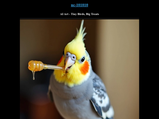 AI Art/Tiny Birds, Big Treats screenshot