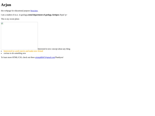 index screenshot