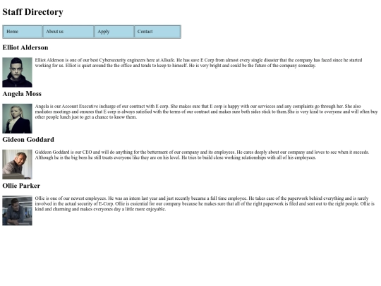 staff directory/staff-directory screenshot
