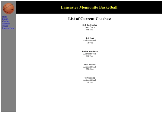 coaches screenshot