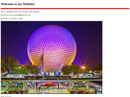 test screenshot