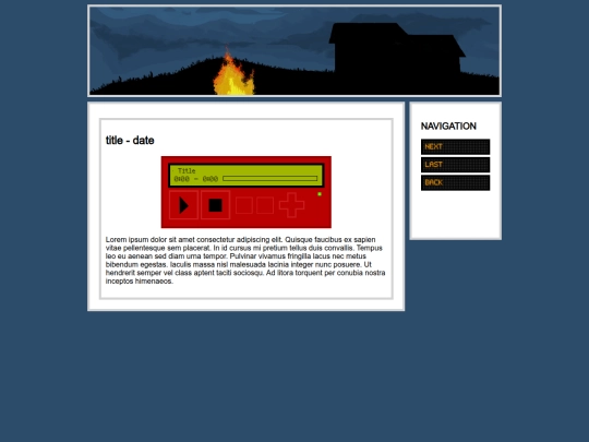 blog/template screenshot