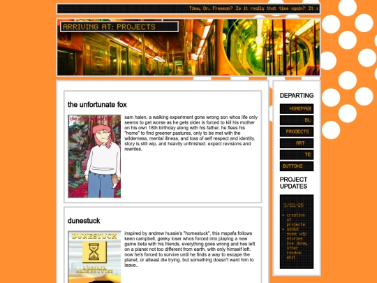 projects screenshot
