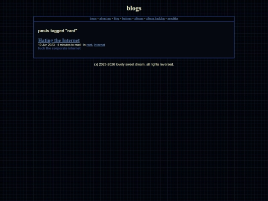 blog/tagged/rant screenshot