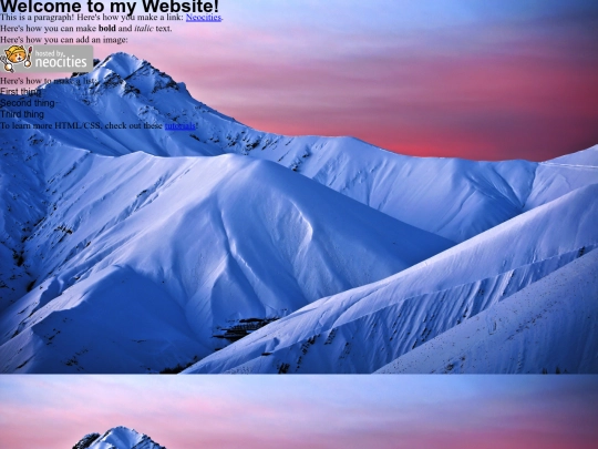webDev screenshot
