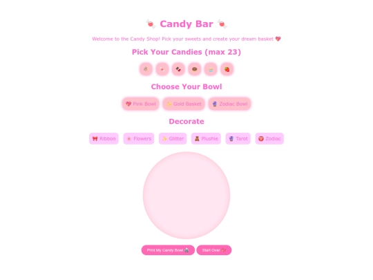 Candy Bar screenshot