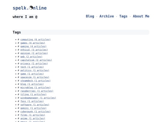 tags screenshot