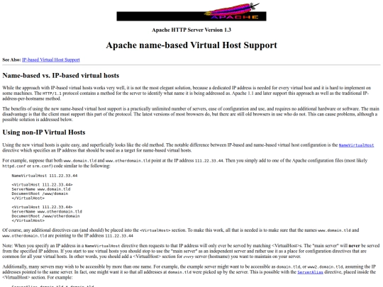vhosts/name-based screenshot