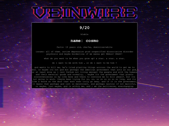 diary screenshot