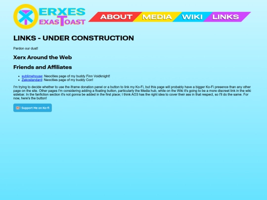 links screenshot