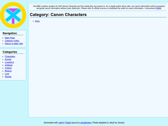 wiki/Category/canon-characters screenshot