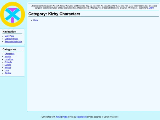 wiki/Category/kirby-characters screenshot
