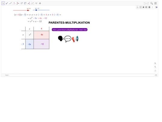 Ma2parentesmultiplikation screenshot