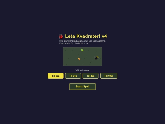 mattespelsfiler/Skalbagge_spel_v4 screenshot