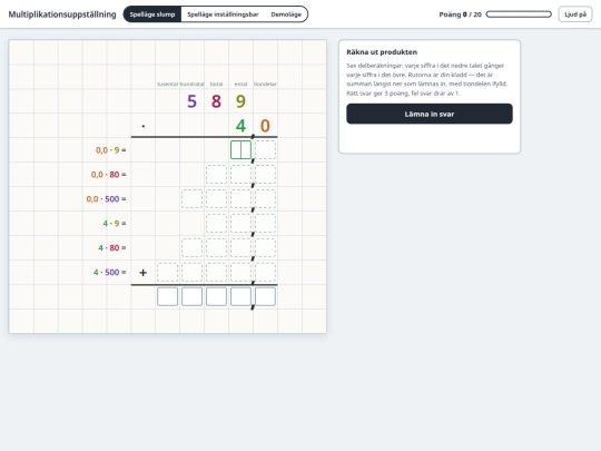 multiplikationsuppstallningDecimalVer002 screenshot