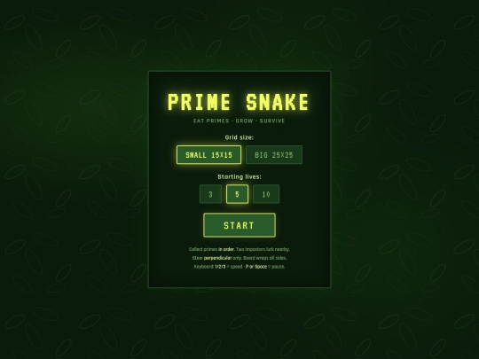 prime_snake-V2 screenshot
