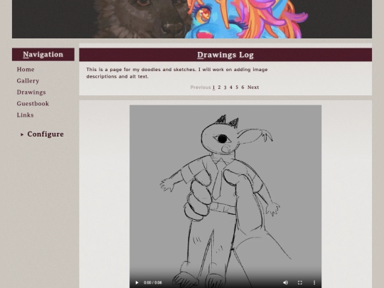 Drawings screenshot