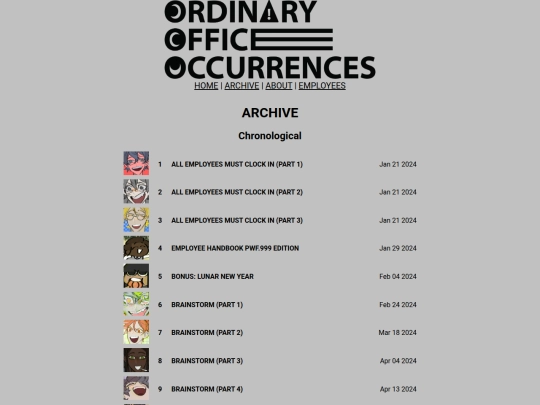 archive screenshot