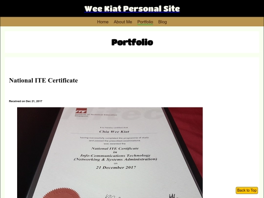 CA1/Pages/portfolio screenshot