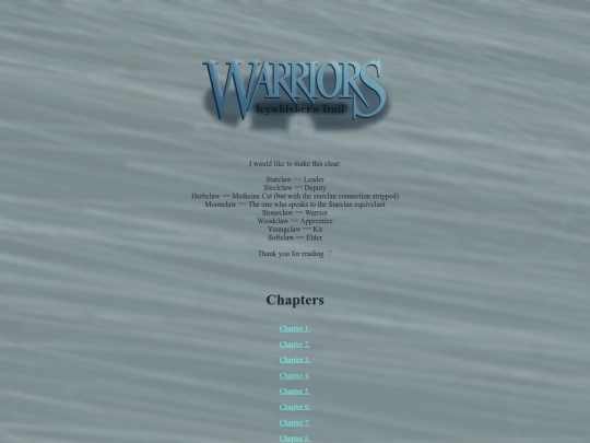 Icywhisker/ChapterList screenshot