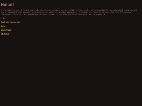 aboutme screenshot