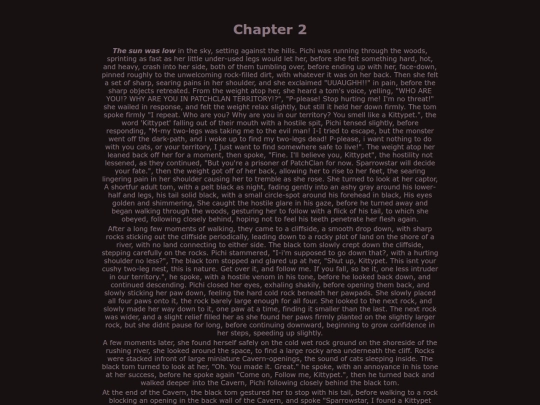 warriorsbook1chapter2 screenshot