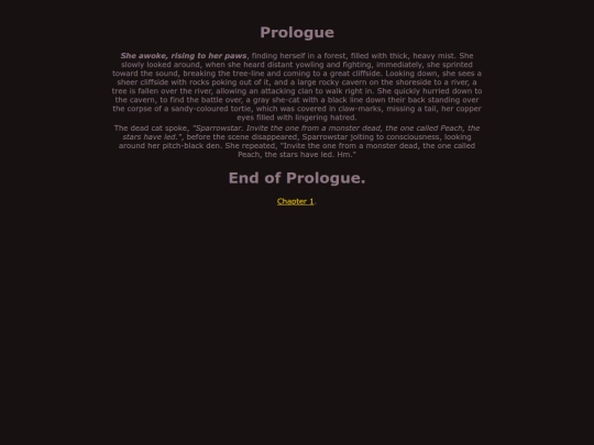 warriorsbook1prologue screenshot