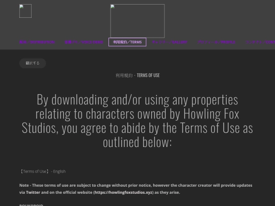 terms screenshot