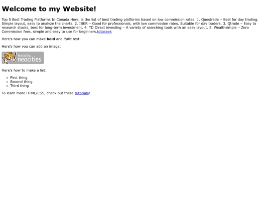 index screenshot