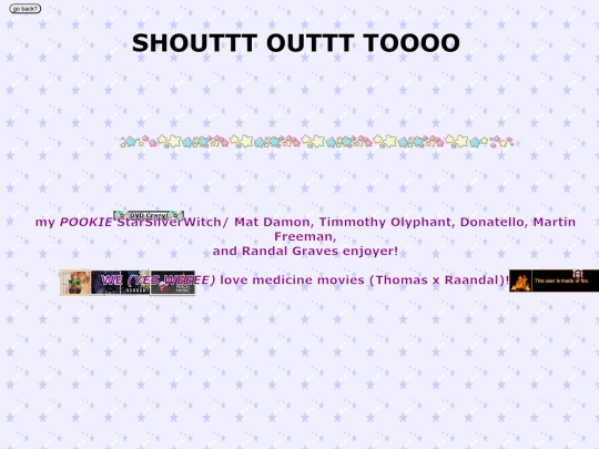 shoutouts screenshot