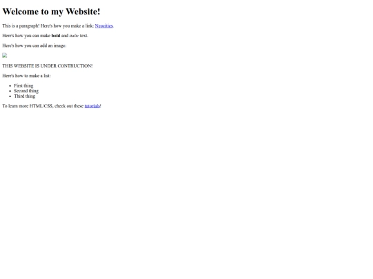 index screenshot