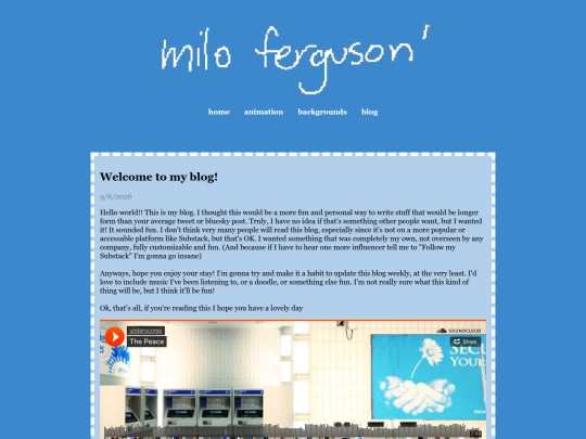 blog screenshot
