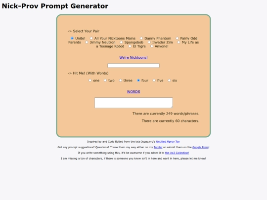nickprov screenshot
