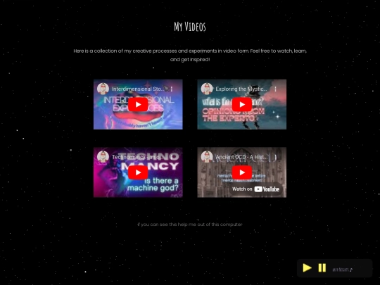 videos screenshot