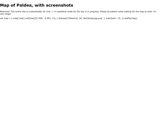 PaldeaMap screenshot