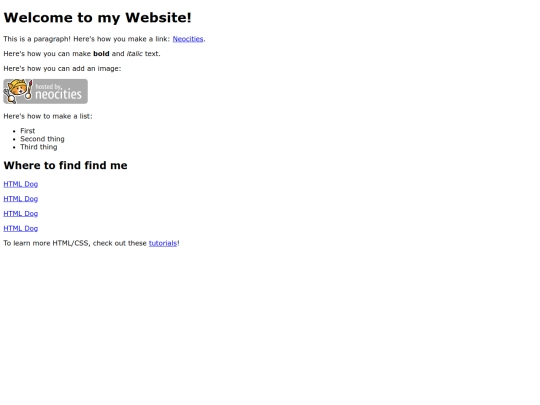 index screenshot