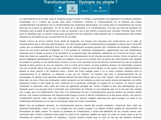 pages/articles screenshot