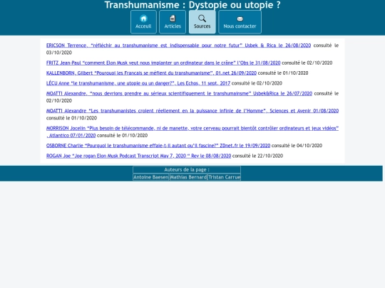 pages/sources screenshot