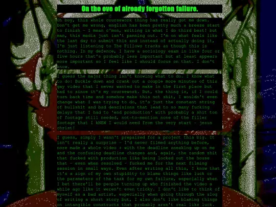 earlymorningrambling screenshot