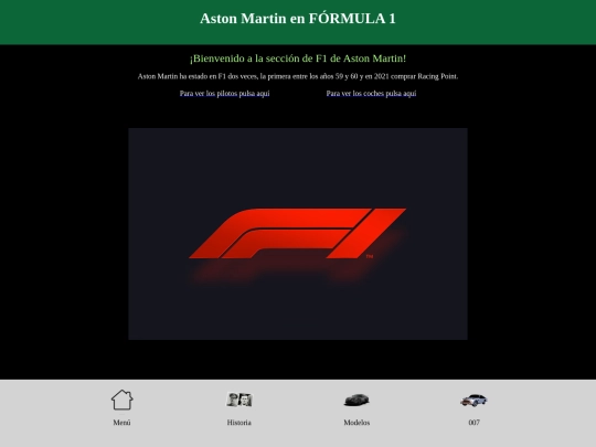 proyecto/formula1 screenshot