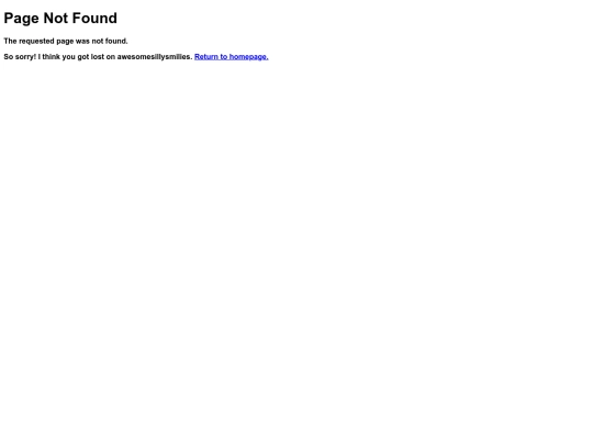 not_found screenshot