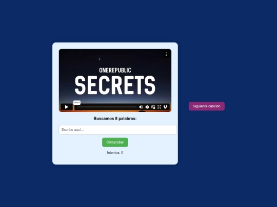 secrets screenshot