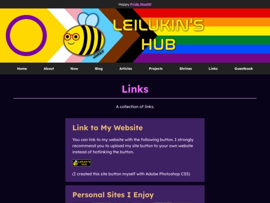 links screenshot